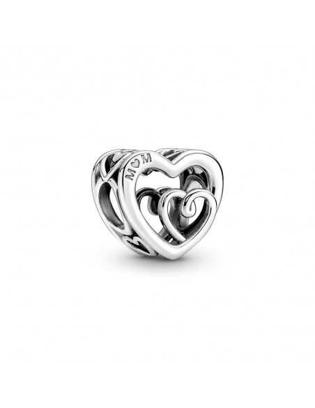 Charm en plata de ley Corazones Infinitos Entrelazados 790800C00