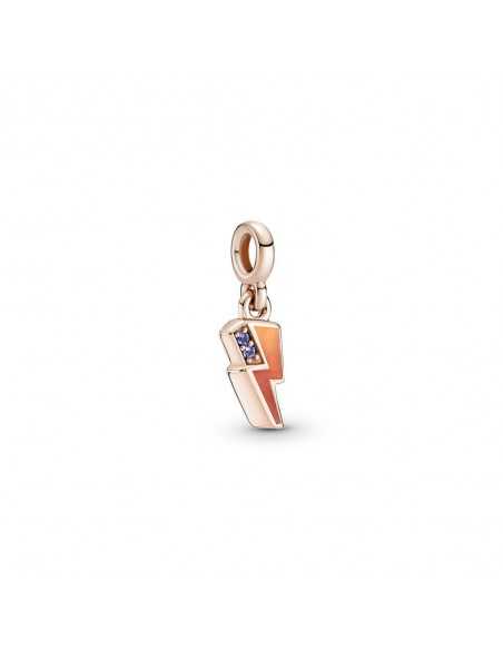Mini Colgante con un recubrimiento en oro rosa de 14k Rayo Luz Pandora ME Pandora 781909C01