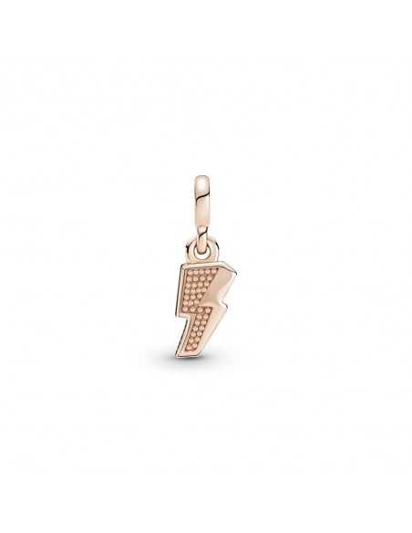 Mini Colgante con un recubrimiento en oro rosa de 14k Rayo Luz Pandora ME Pandora 781909C01