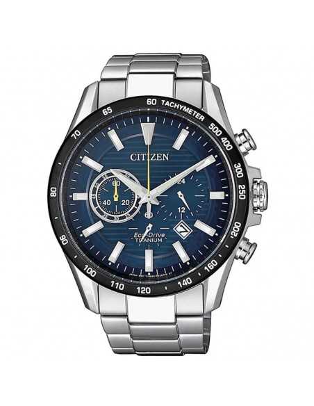 Citizen Super Titanium CA4444‑82L | Reloj Esfera azul, Solar y Cristal de Zafiro