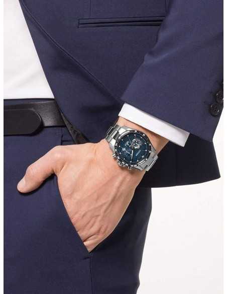 Citizen Super Titanium CA4444‑82L | Reloj Esfera azul, Solar y Cristal de Zafiro