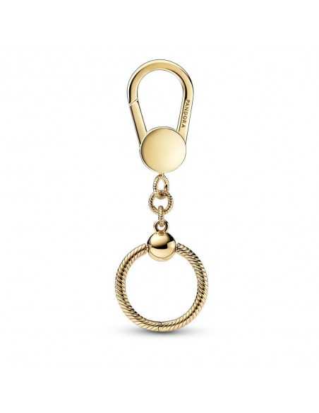 Colgante de bolso para charms pequeño Pandora Moments con un recubrimiento en oro de 14k 362237C00