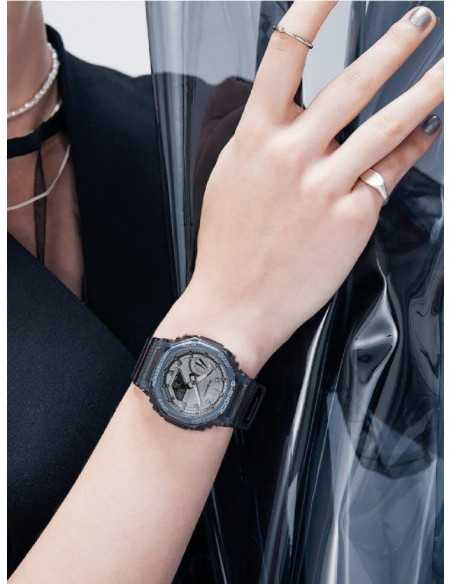 Reloj G-Shock Casioak gris transparente  GMA-S2100SK-1AER