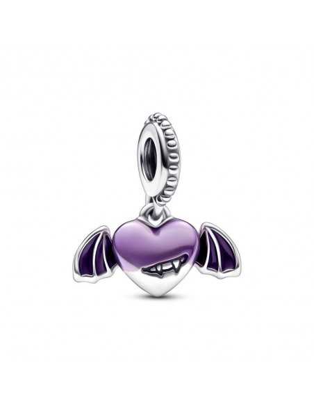 Charm Colgante en plata de ley Corazón de Vampiro con Alas  792290C01