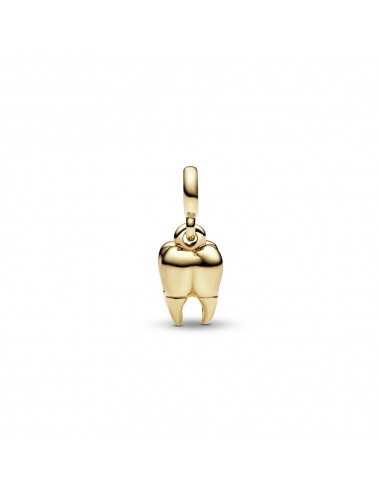 Mini Colgante baño oro 14k Diente...