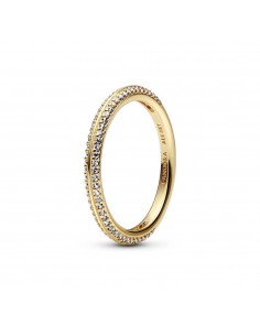 Anillo Pandora baño oro 14k...