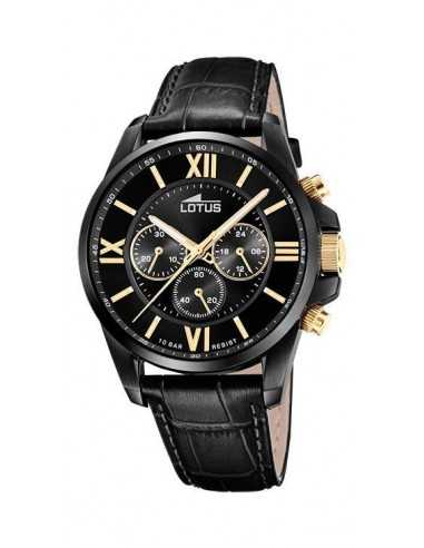 LOTUS 18881/3 NEGRO CUERO, HOMBRE