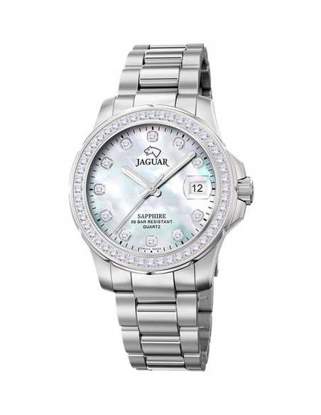 Reloj Jaguar con Esfera de Nácar y Cristales para mujer | J892/1
