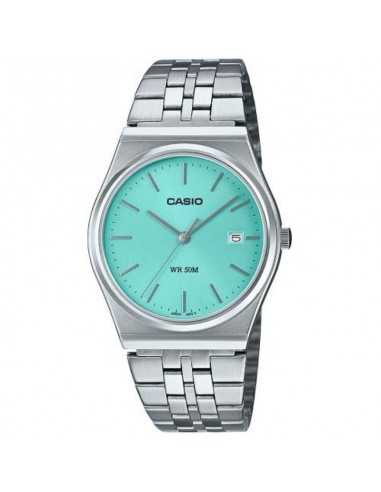 Reloj Casio acero esf. TURQUESA...