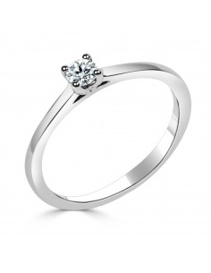 Solitario oro diamante 0,20ct 2