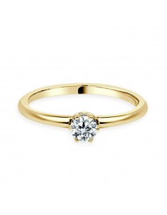 Solitario oro amarillo... 2