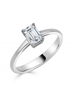 Solitario oro blanco...