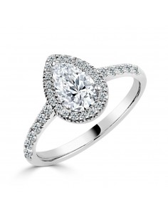 Solitario oro blanco...