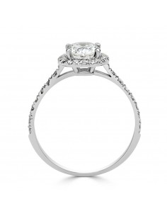 Solitario oro blanco halo... 2