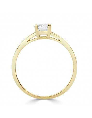 Solitario oro amarillo diamante...