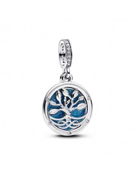 Charm Pandora Colgante Doble Árbol de la Familia Luminoso 793599C01