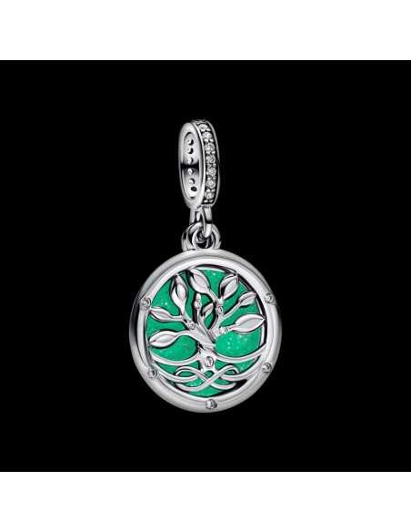 Charm Pandora Colgante Doble Árbol de la Familia Luminoso 793599C01