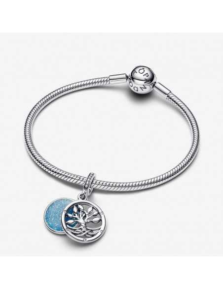 Charm Pandora Colgante Doble Árbol de la Familia Luminoso 793599C01