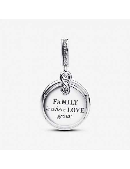 Charm Pandora Colgante Doble Árbol de la Familia Luminoso 793599C01