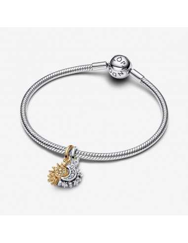 Charm Pandora Colgante Sol y Luna...