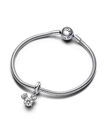 Charm Colgante Silueta Cabeza Brillante de Mickey Mouse Pandora 793031C01