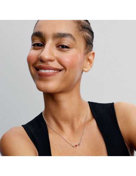 Collar Pandora Flecha y Corazón Cristal de Murano 393669C01