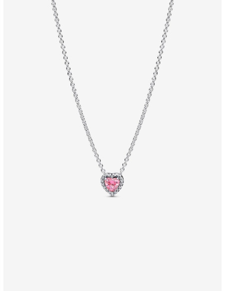 Collar Pandora Corazón en Relieve 398425C02-45