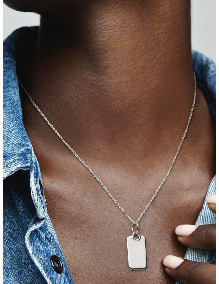 Colgante Pandora Etiqueta Rectangular 398611C00