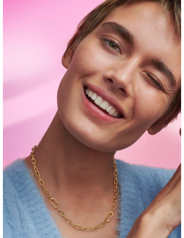 Collar de Cadena de Eslabones...