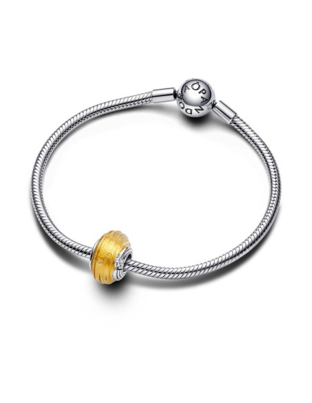 Charm Cristal de Murano Acanalado Estrella Fugaz 792982C01