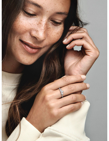 Anillo Pandora Herbario Brillante...