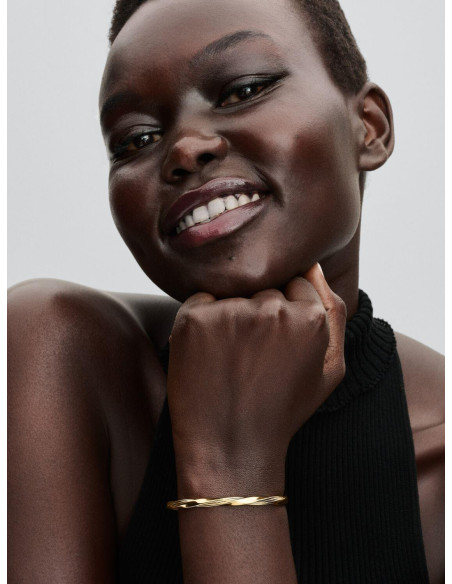 Pulsera Pandora Rígida Abierta Entrelazada 563869C00