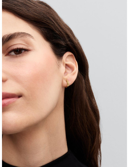 Pendientes Pandora Abrazo Amarillo 263849C01