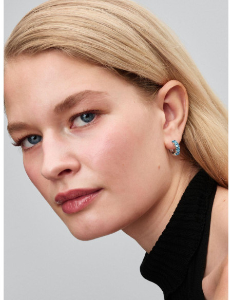 Pendientes Pandora de Aro Azul Claro 293851C01