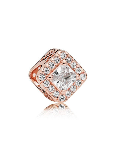 Charm Pandora Halo Brillante Cuadrado...