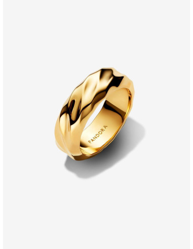 Anillo Pandora Banda Ancha Ondulada...