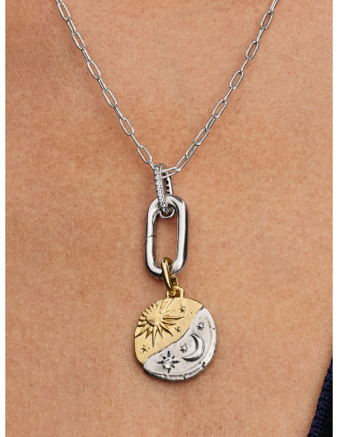 Charm Medallón Sol y Luna