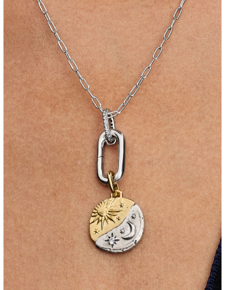 Charm Medallón Sol y Luna