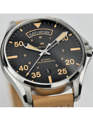 Hamilton Khaki Aviation Day Date Auto...