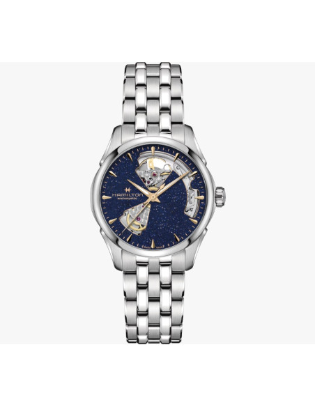 Hamilton Jazzmaster Open Heart Auto Medianoche 36mm