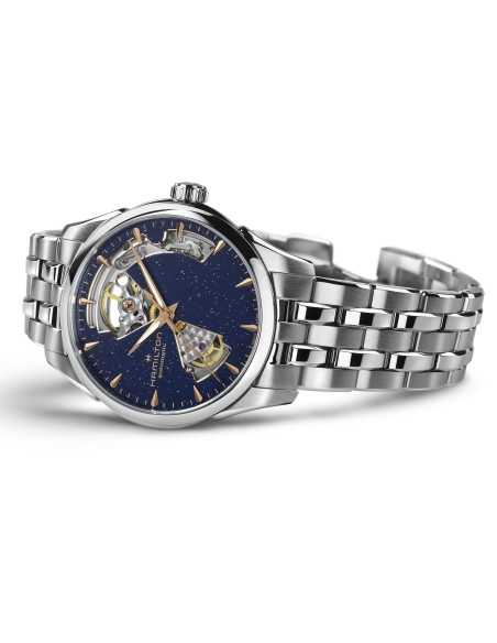 Hamilton Jazzmaster Open Heart Auto Medianoche 36mm