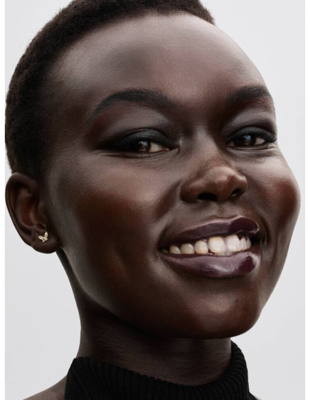 Pendientes de Botón Mariposa