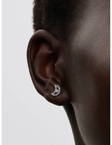 Pendientes Luna Brillante Pandora