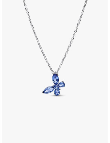 Collar Mariposa Azul Pandora