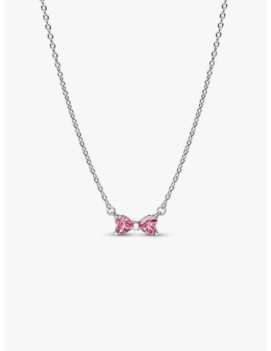 Collar Lazo Rosa Pandora