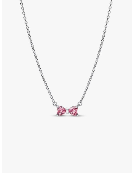 Collar Lazo Rosa Pandora