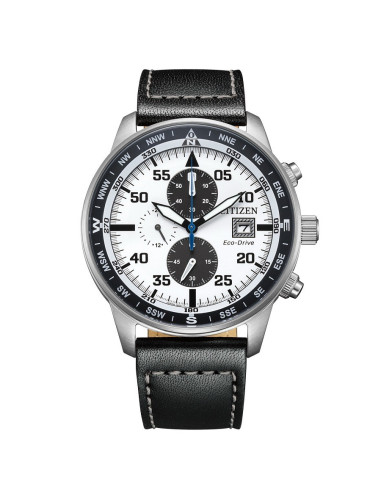 Citizen Aviator Chrono 44mm Blanco y...