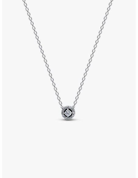 Collar Pandora Halo de Pavé Redondo 393548C01-45