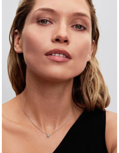 Collar Pandora Halo de Pavé Redondo...