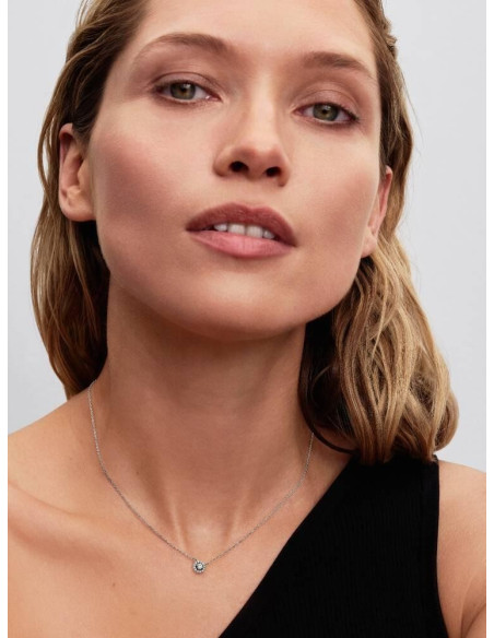 Collar Pandora Halo de Pavé Redondo 393548C01-45